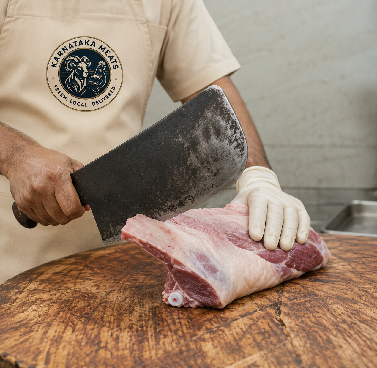 Hygienic cutting process